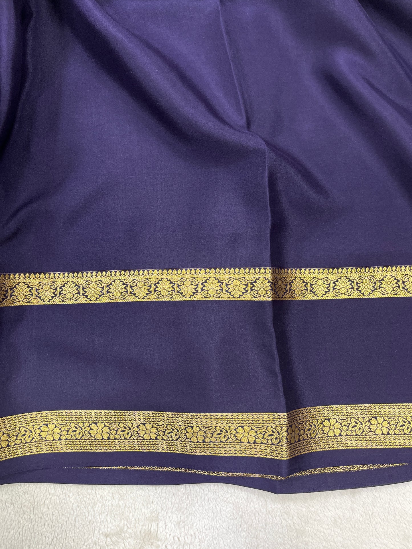 Pure crepe Mysore silk-Patli Design(26381136)
