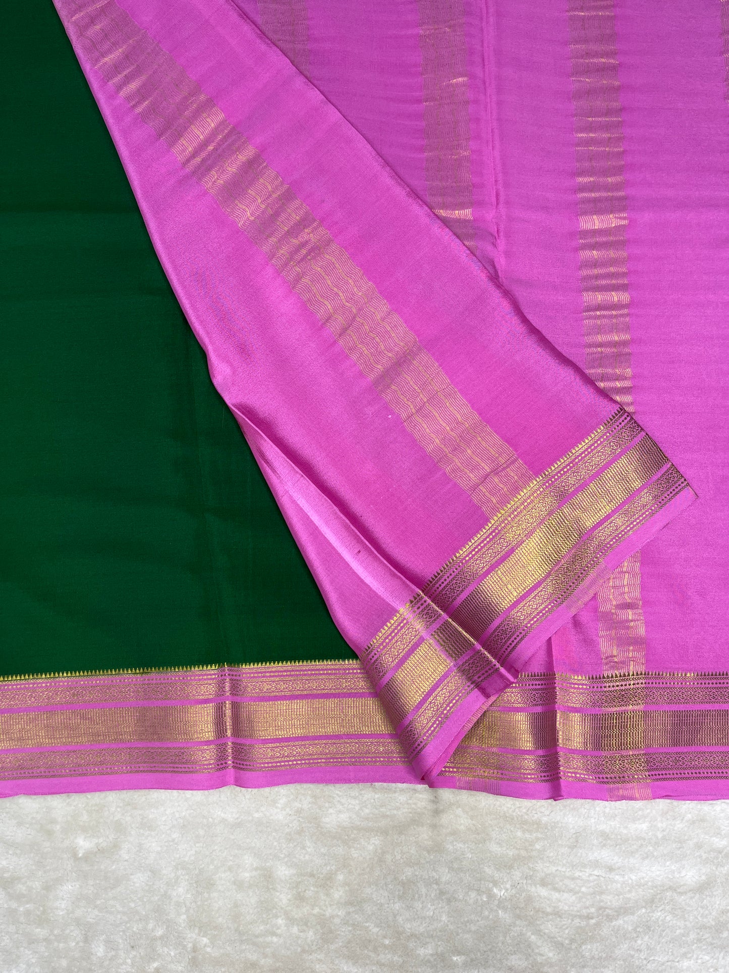 Pure Mysore crepe saree-120 GSM(1146001)