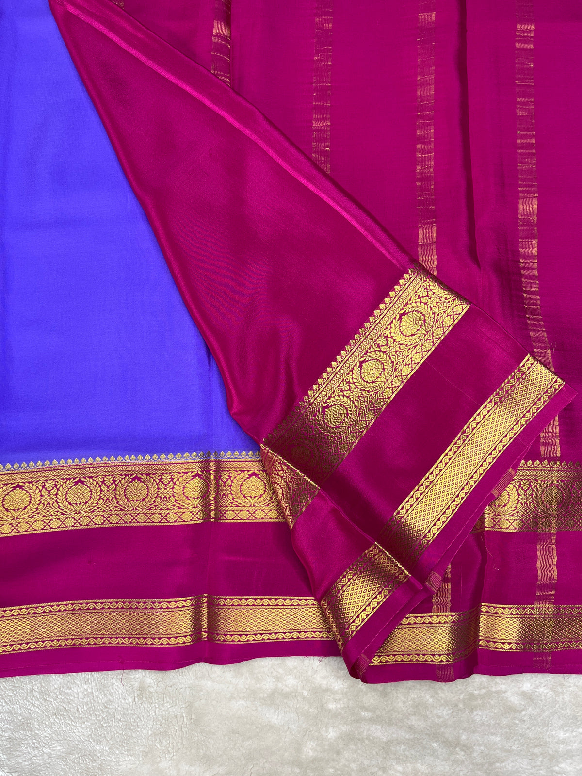 Pure Mysore crepe saree-120GSM(16273801)