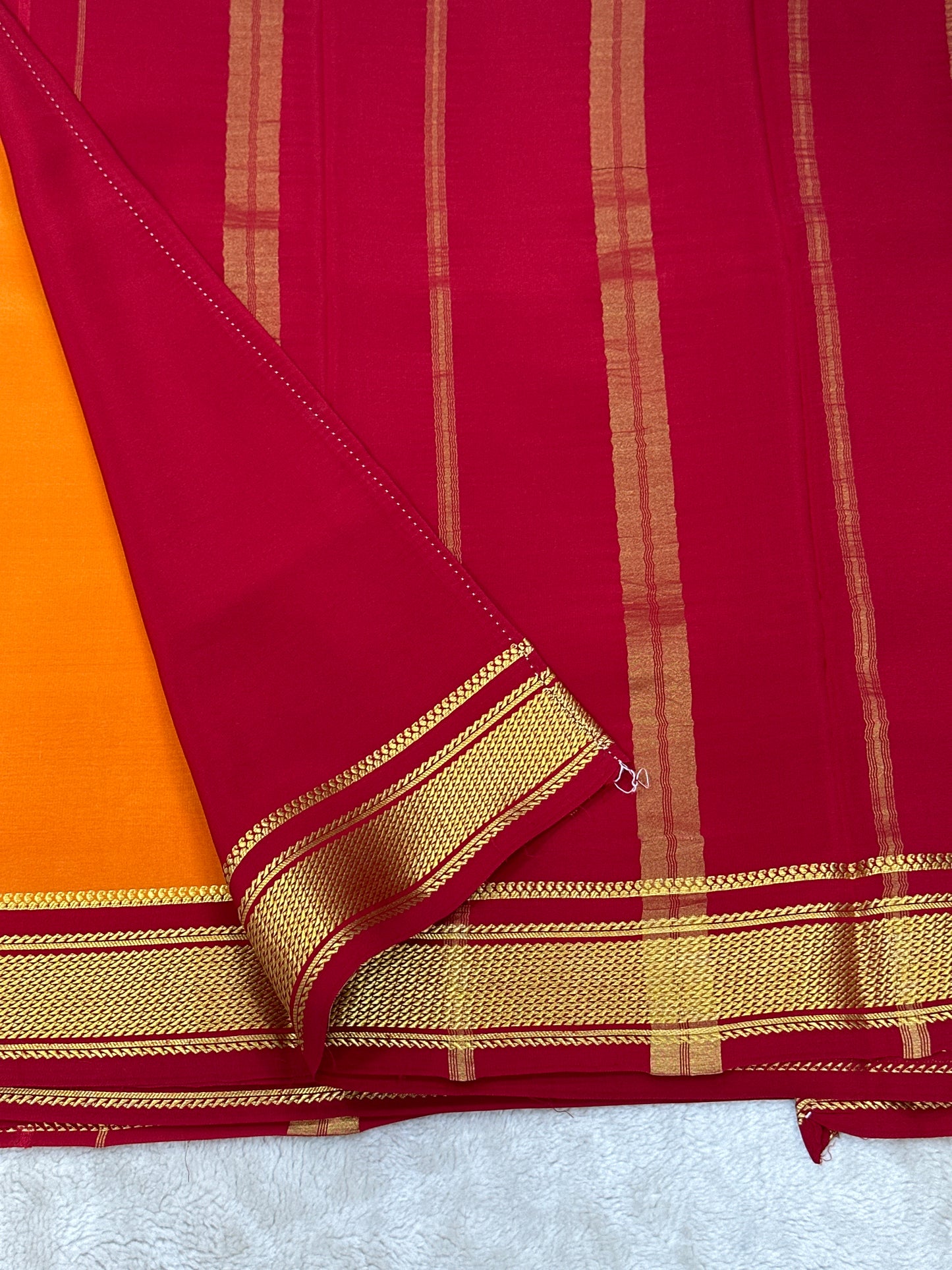 Sliver Based zari Pure Mysore Silk Saree