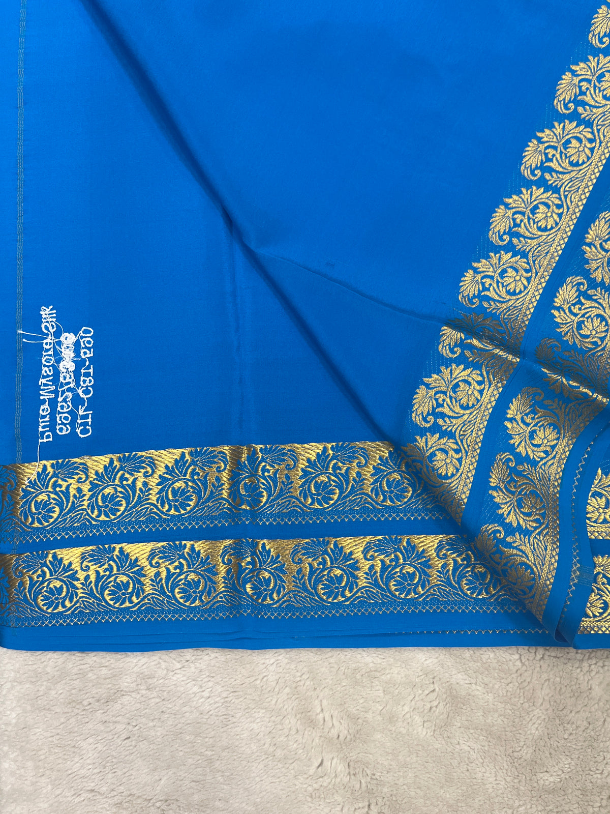 Pure Mysore Silk Saree-(1459016)