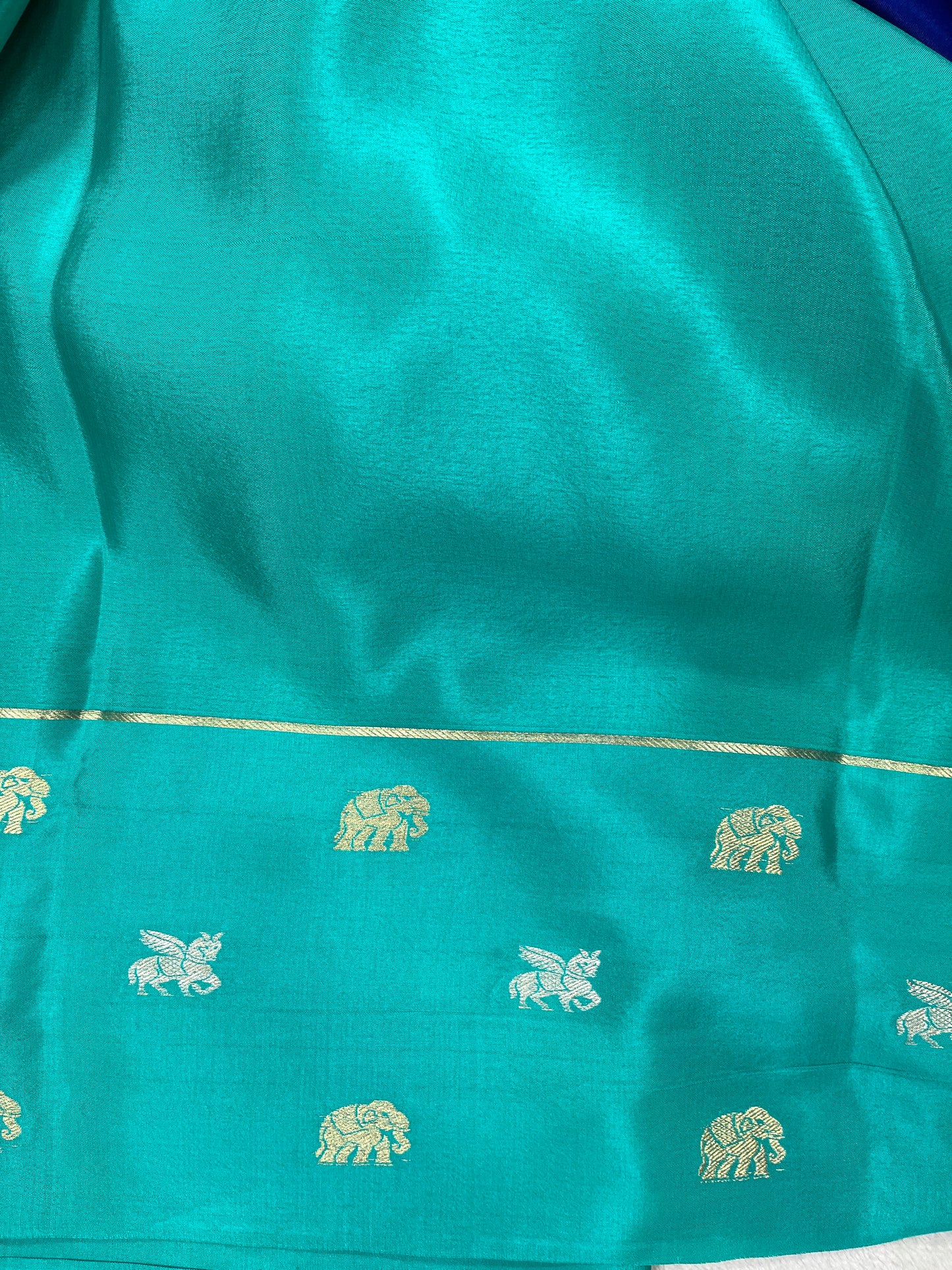 Pure crepe Mysore silk-Kad/Cow/Bor(15230701)
