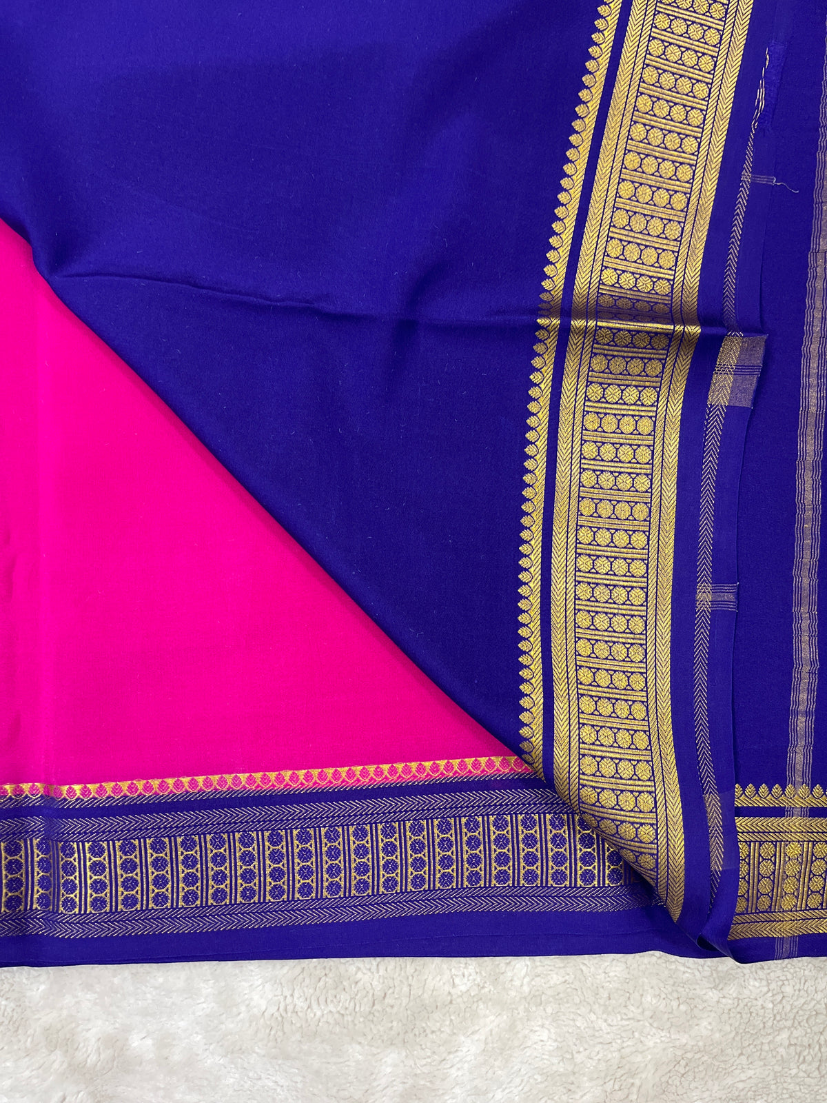 Pure Mysore Silk Saree-(144892)