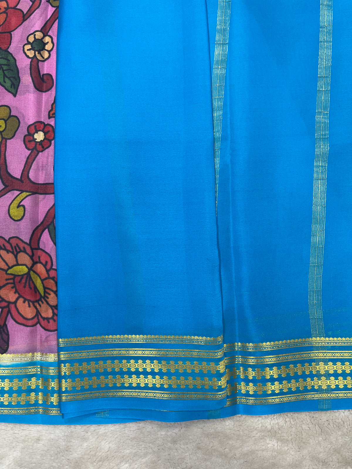 Pure crepe Mysore silk saree 26386623(70gsm)