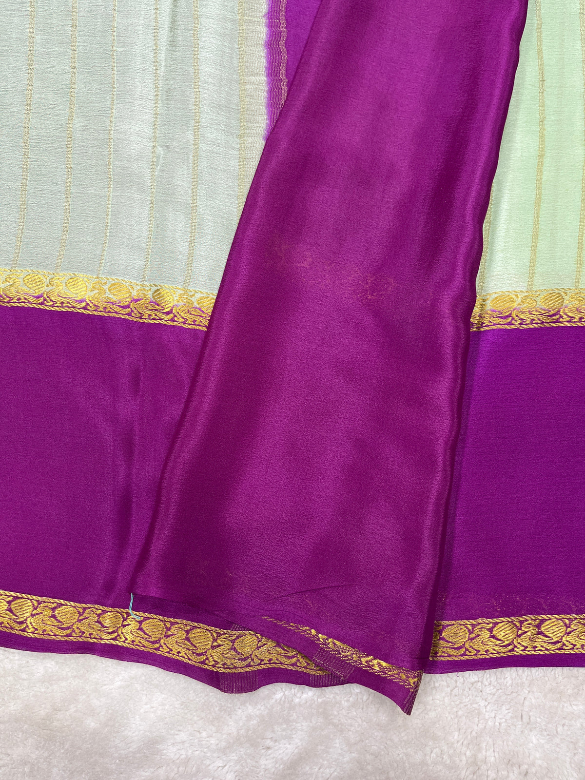 Pure crepe Mysore silk saree 1111801 (60gsm)