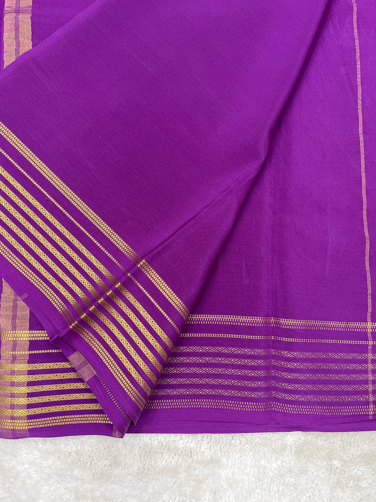 Pure Mysore silk saree -(143611)