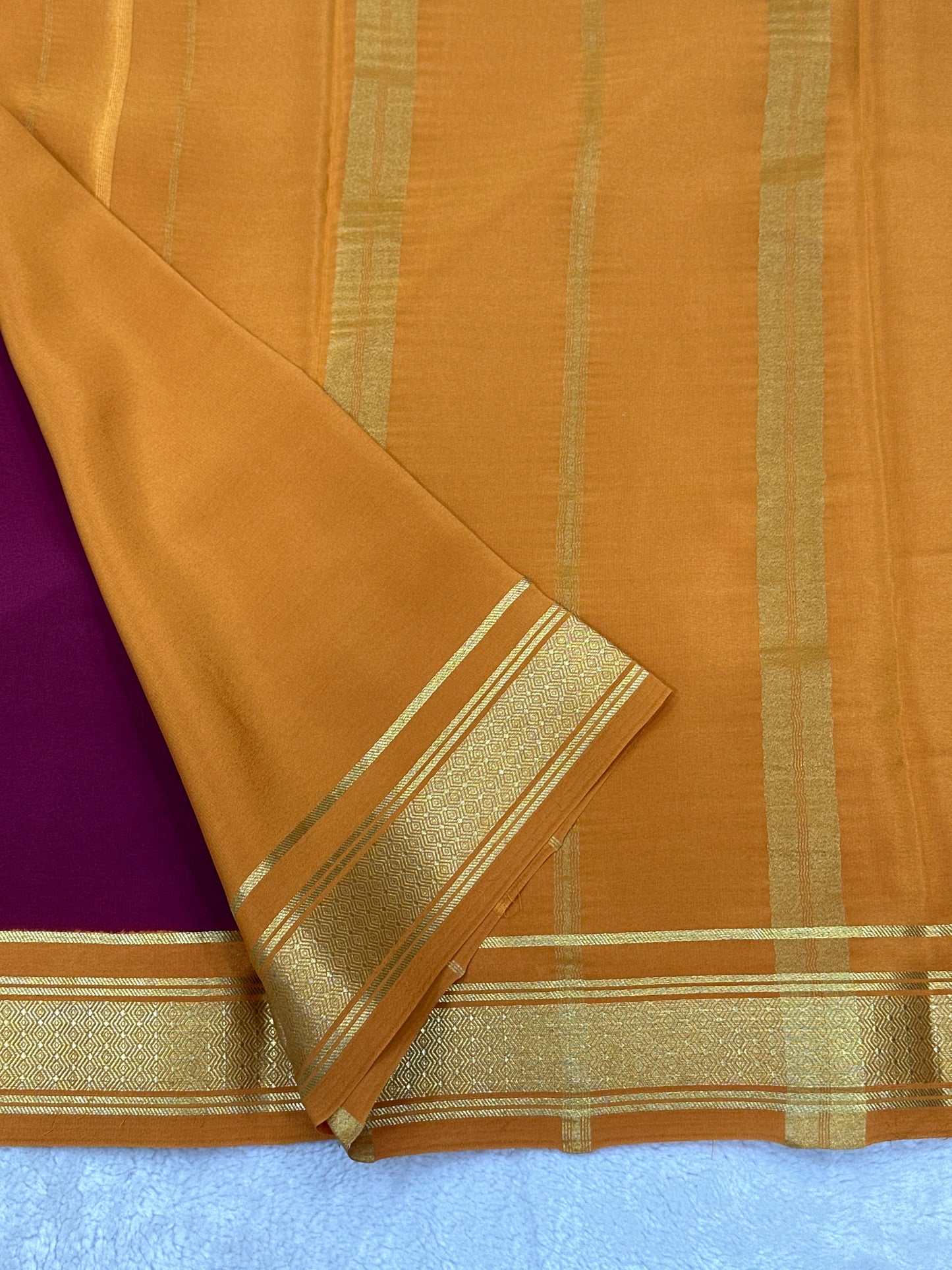 Sliver Based Zari Pure Mysore Silk Saree