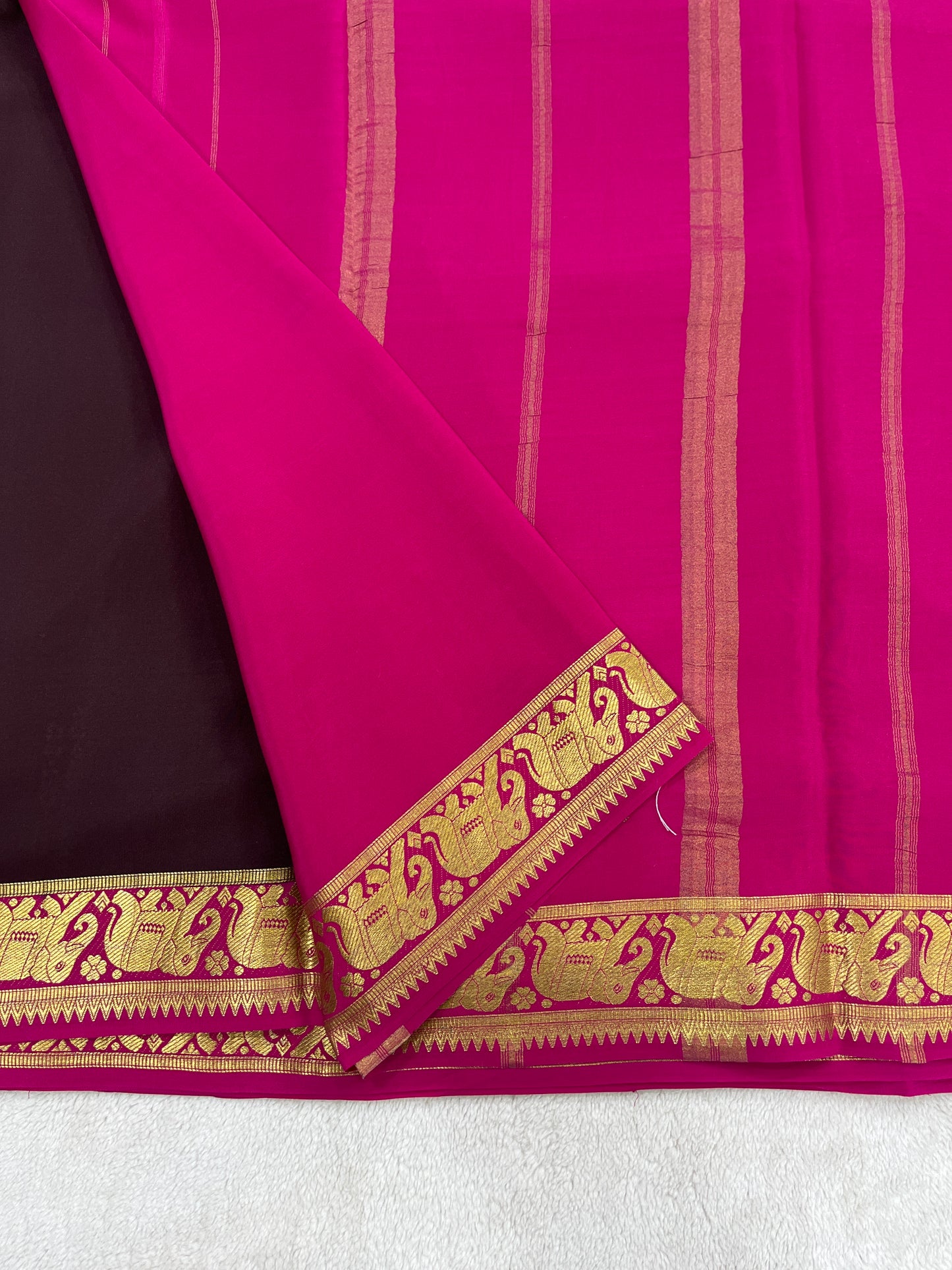 Sliver Based Zari Pure Mysore Silk Saree