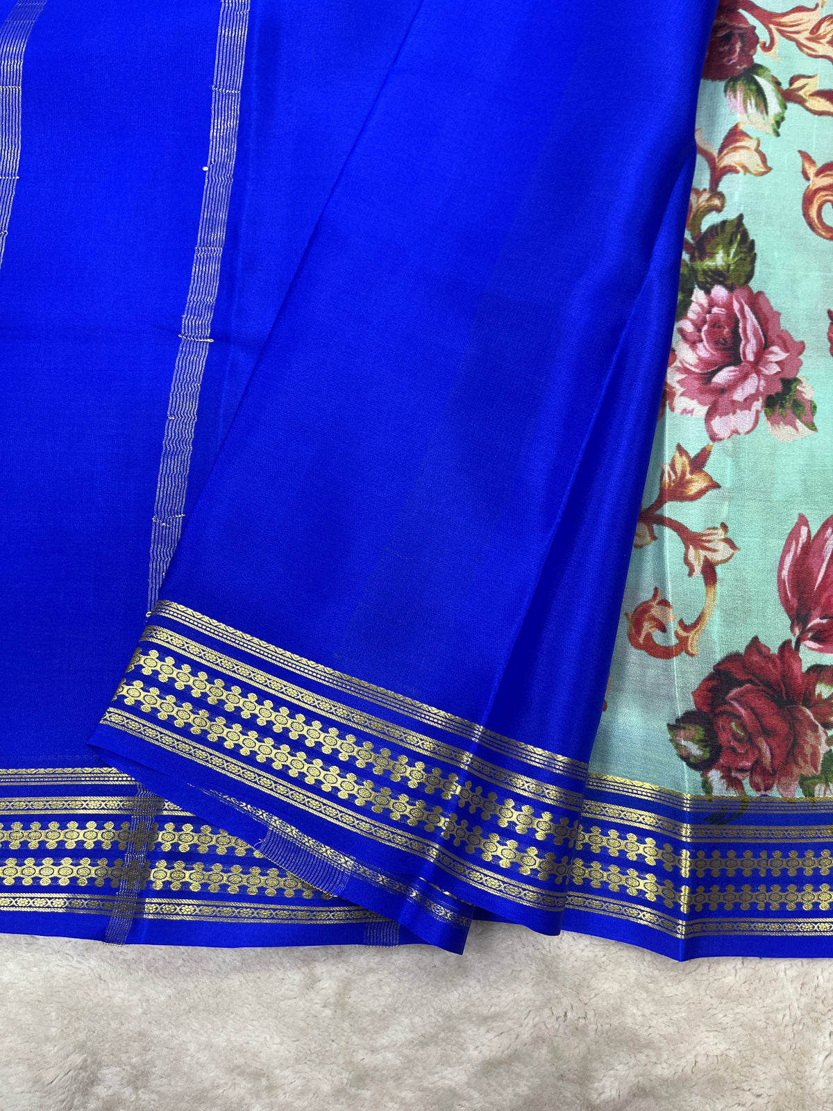 Pure crepe Mysore silk saree 26386623 (70gsm)