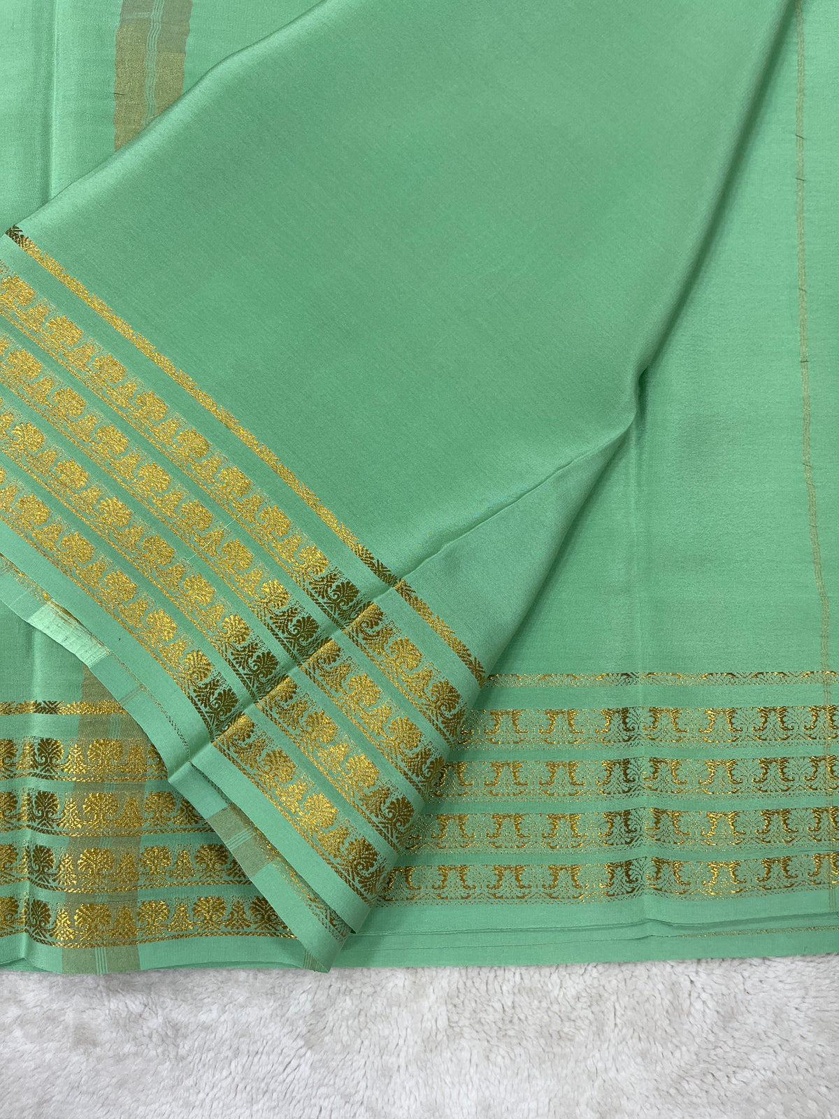 Pure Mysore silk saree -(143621)
