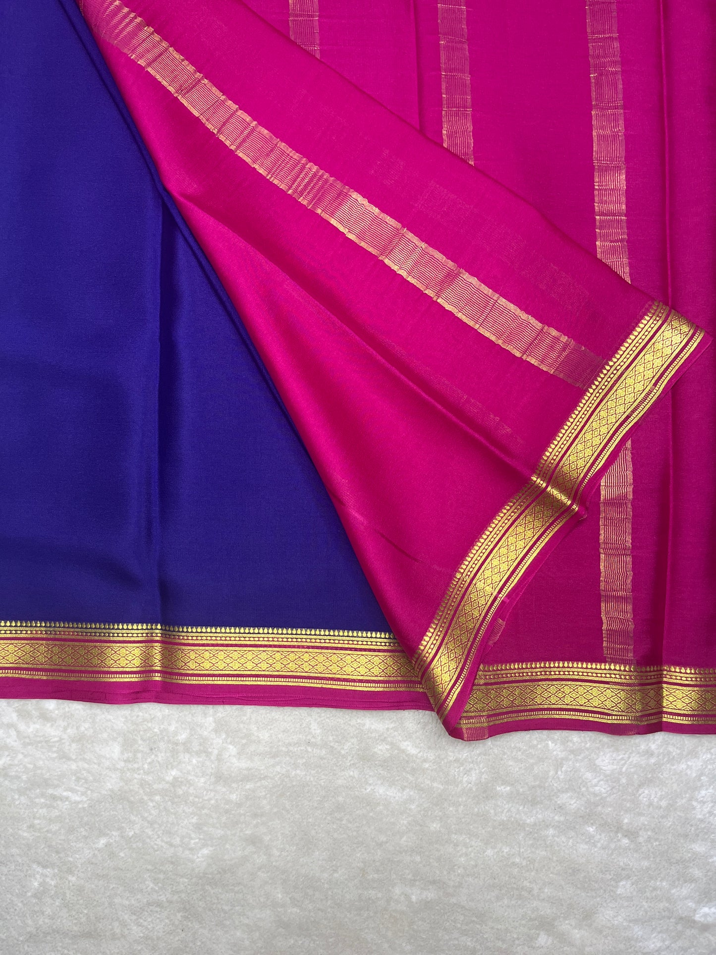 Pure crepe Mysore silk saree-70GSM (1103601)
