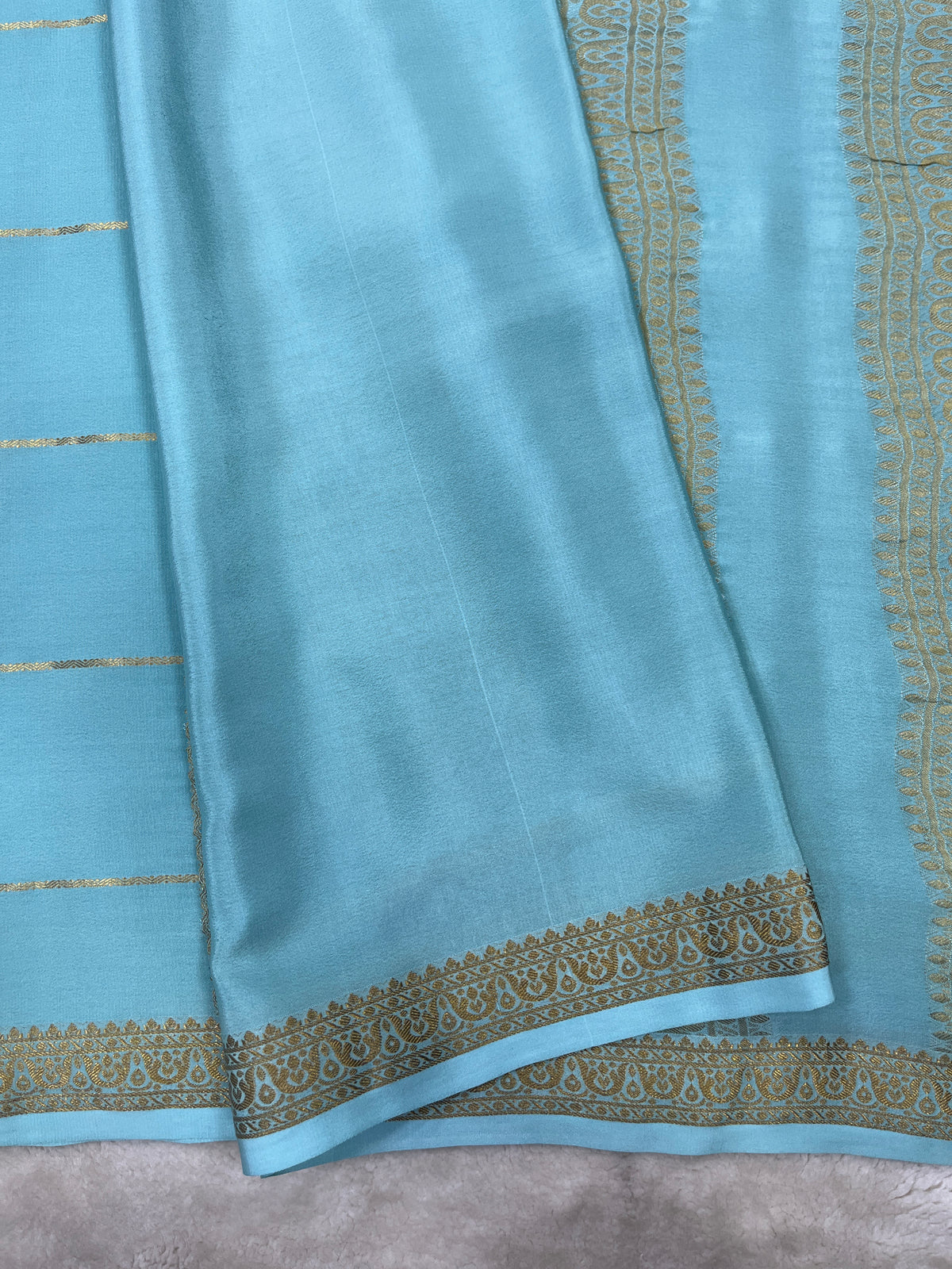 Pure crepe Mysore silk saree 13105584