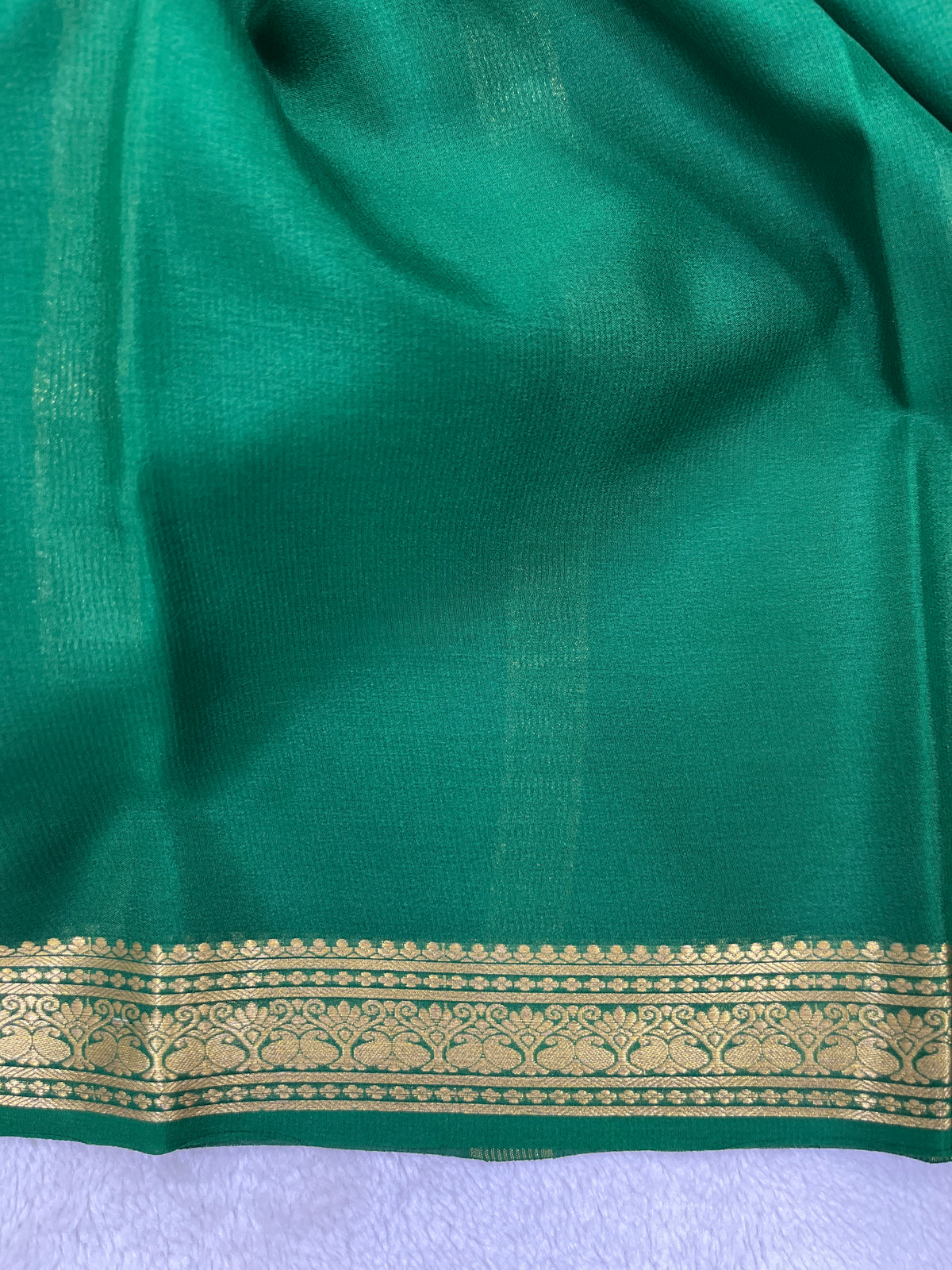Pure crepe Mysore silk- Piping Contrast(1103601)