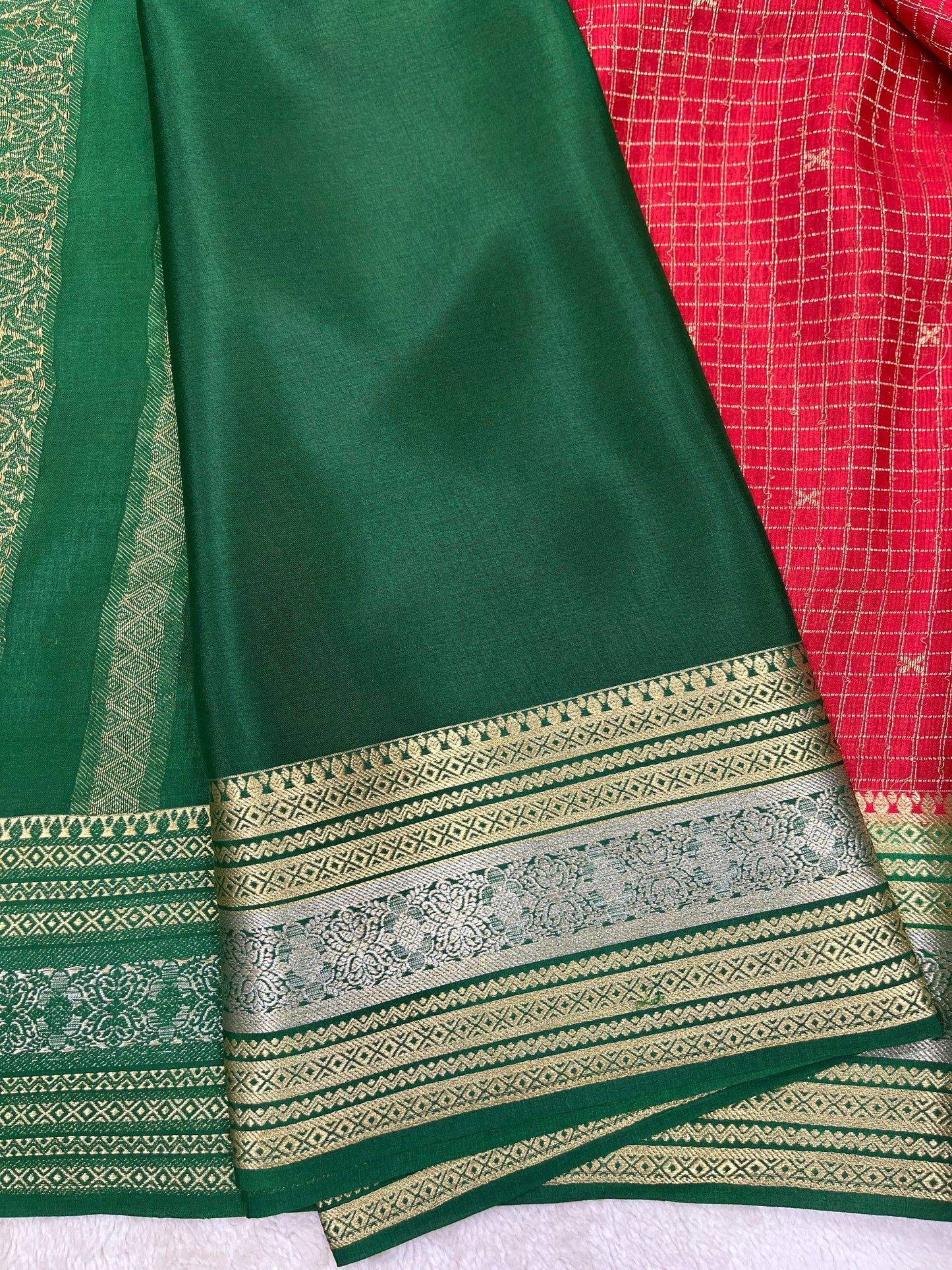 Pure crepe Mysore silk-SVS Mungi(15080804)