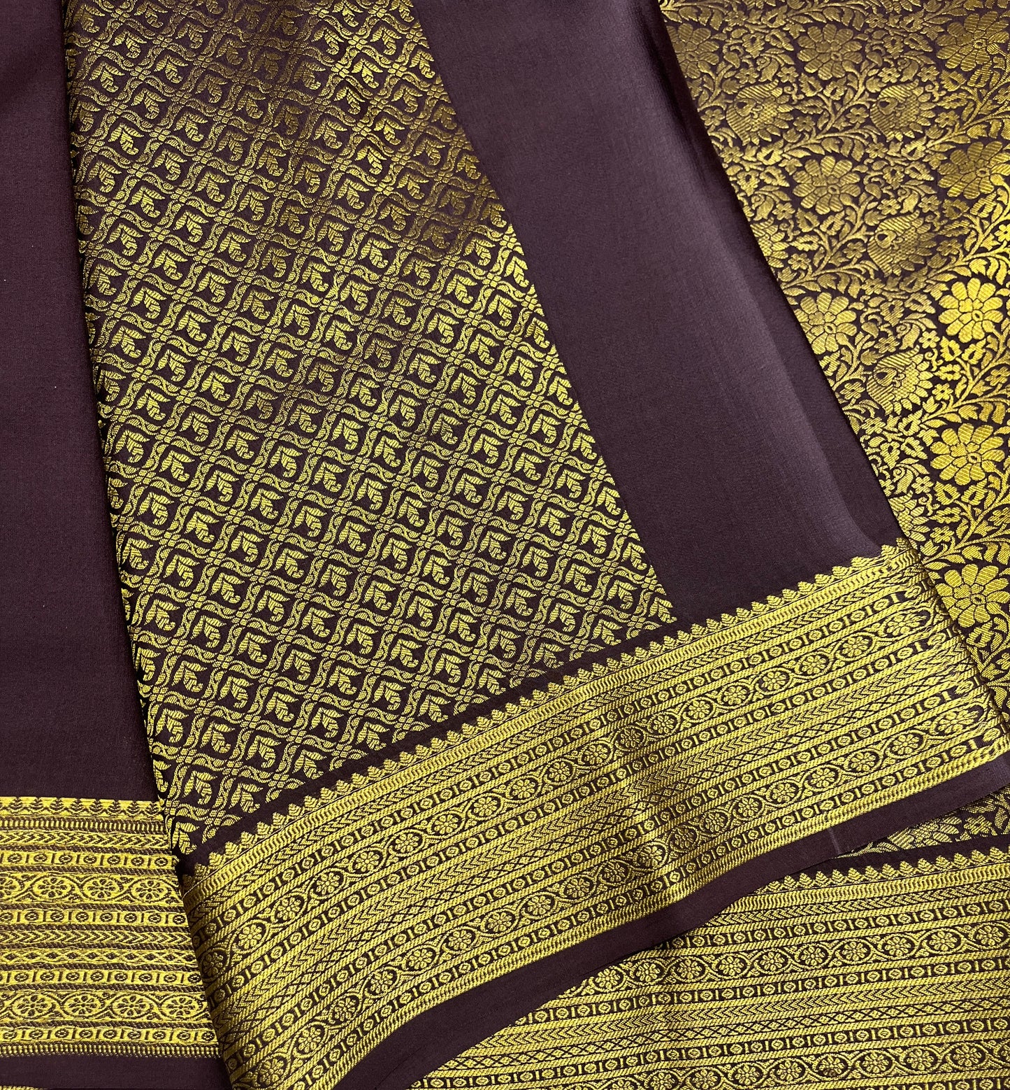 Pure crepe Mysore silk -(131036411)