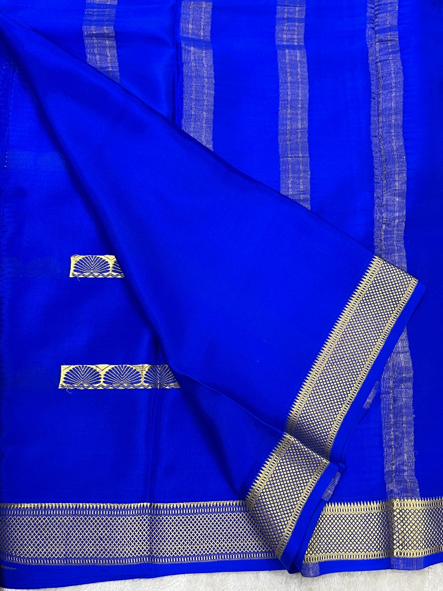 Pure Crepe Mysore silk saree 1145317