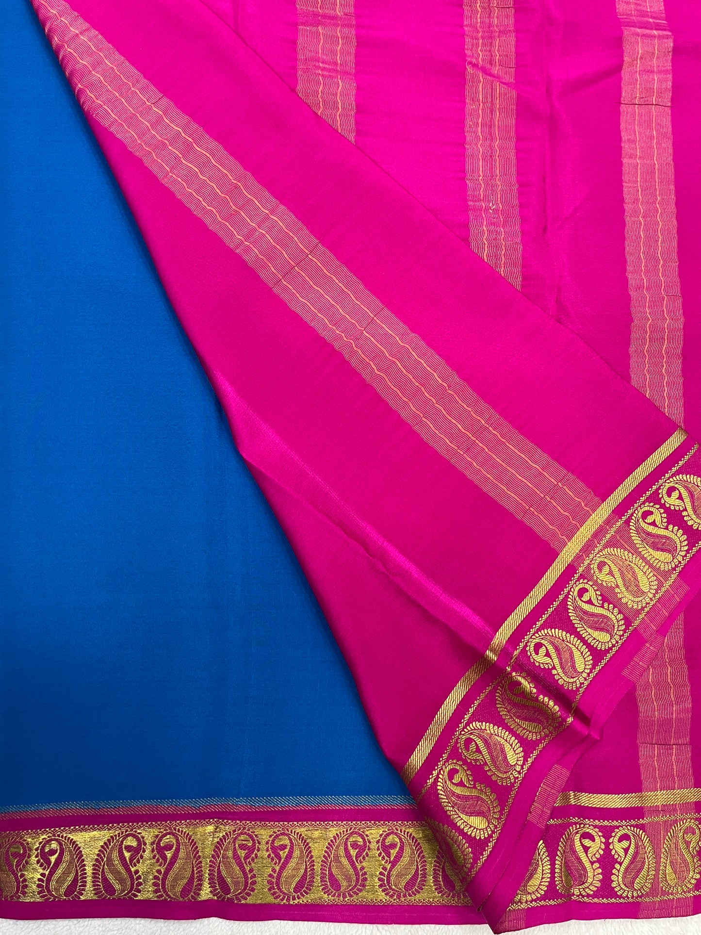 Pure crepe Mysore silk saree - 1146001