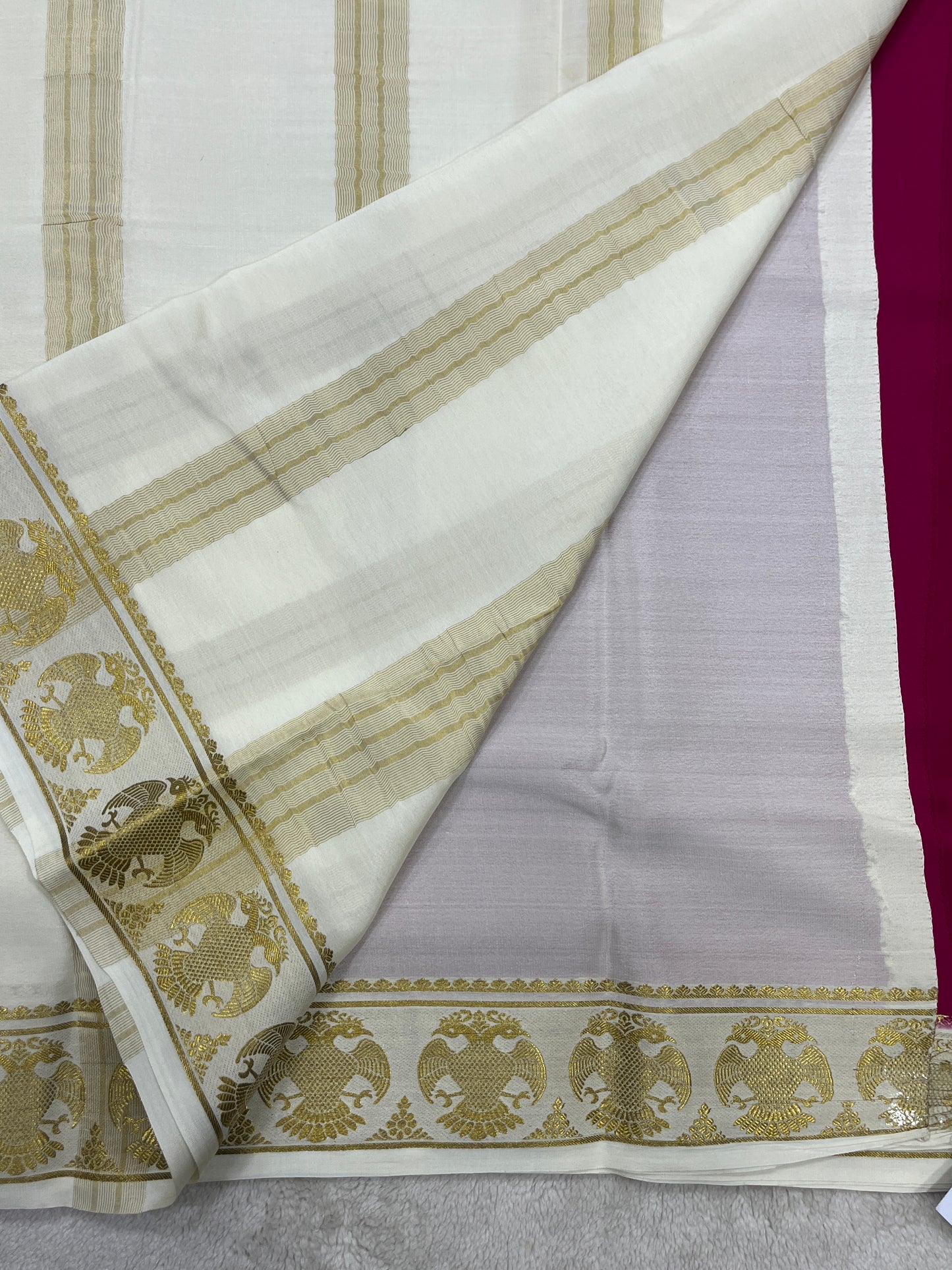 pure crepe myore silk -Gandaberunda- 1146003