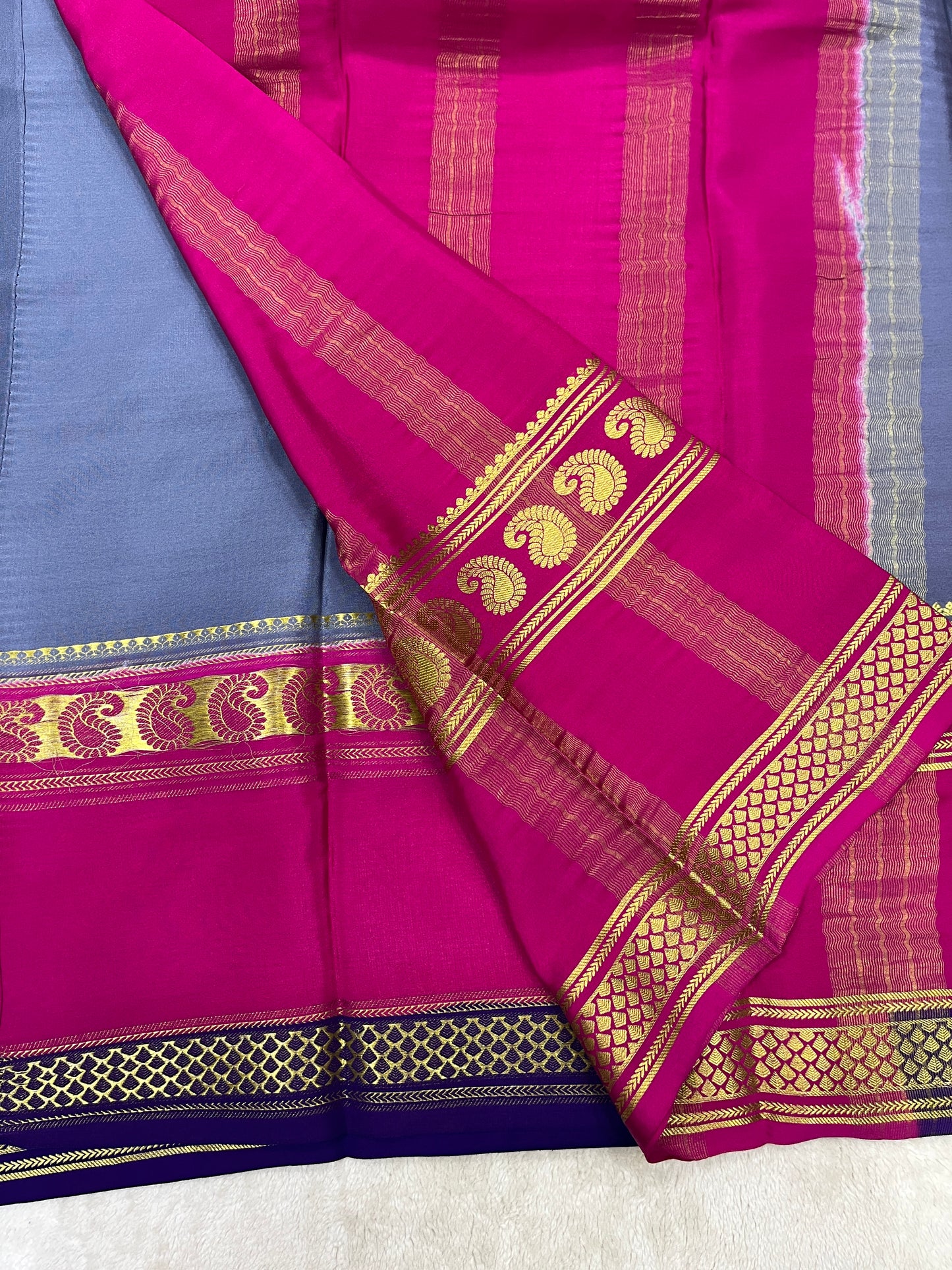 pure crepe mysore silk - 3D - 1146002