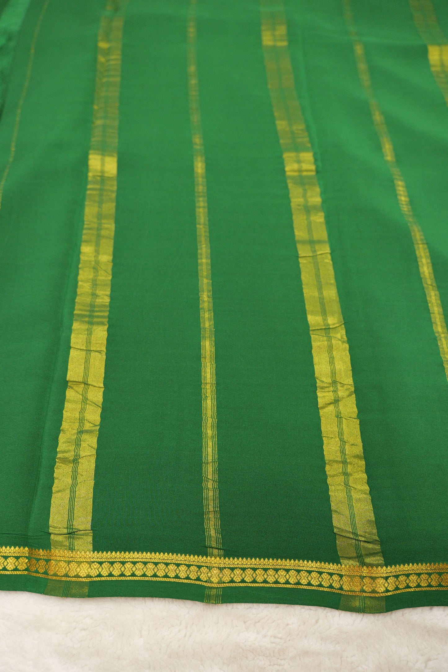 Pure mysore silk sarees Half Inch Small(1462308)