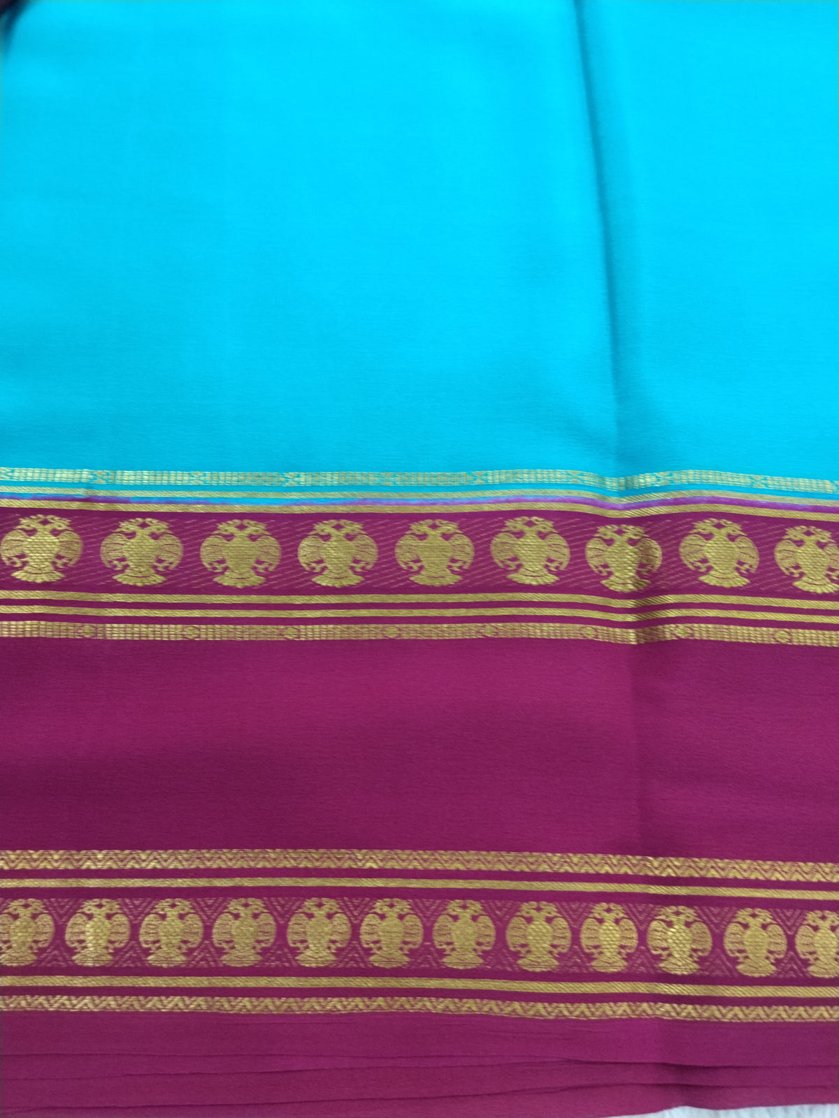 Pure Crepe Mysore Silk 1112901 ( 120 Gsm )