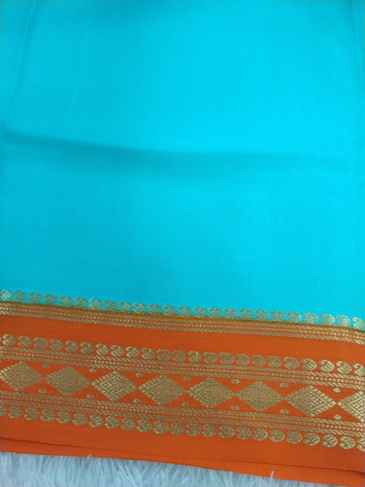 Pure Crepe Mysore Silk 1112901 ( 120 Gsm )