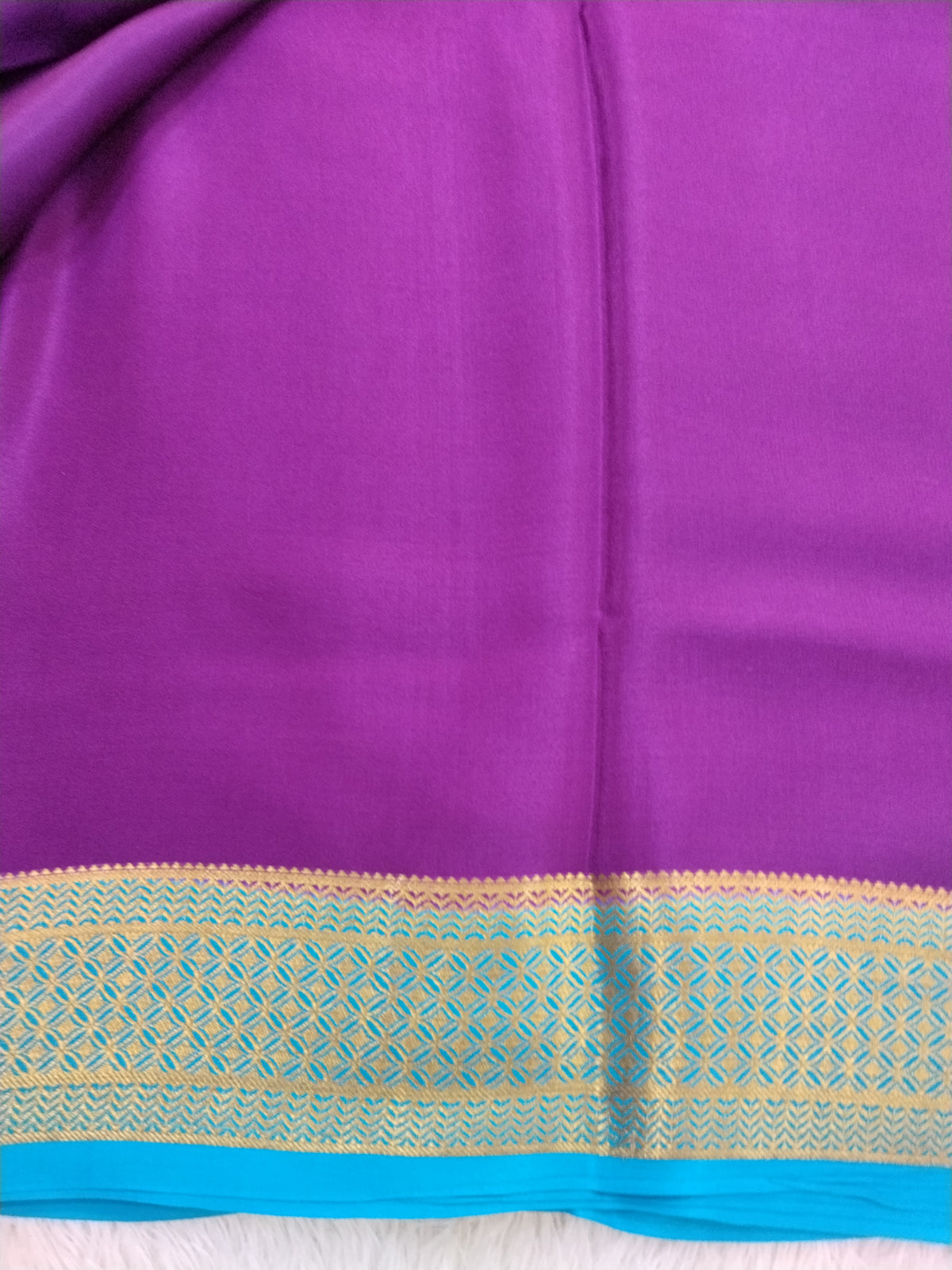 Pure crepe Mysore Silk 1112901 ( 120 Gsm )