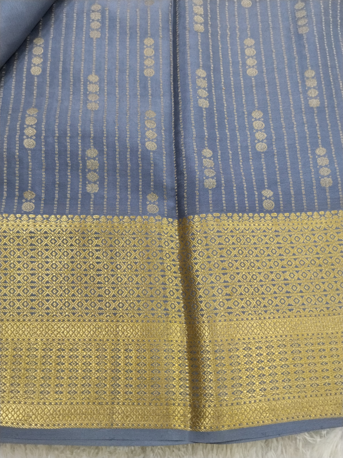 Pure Crepe Mysore Silk 1112901 ( 120 Gsm )