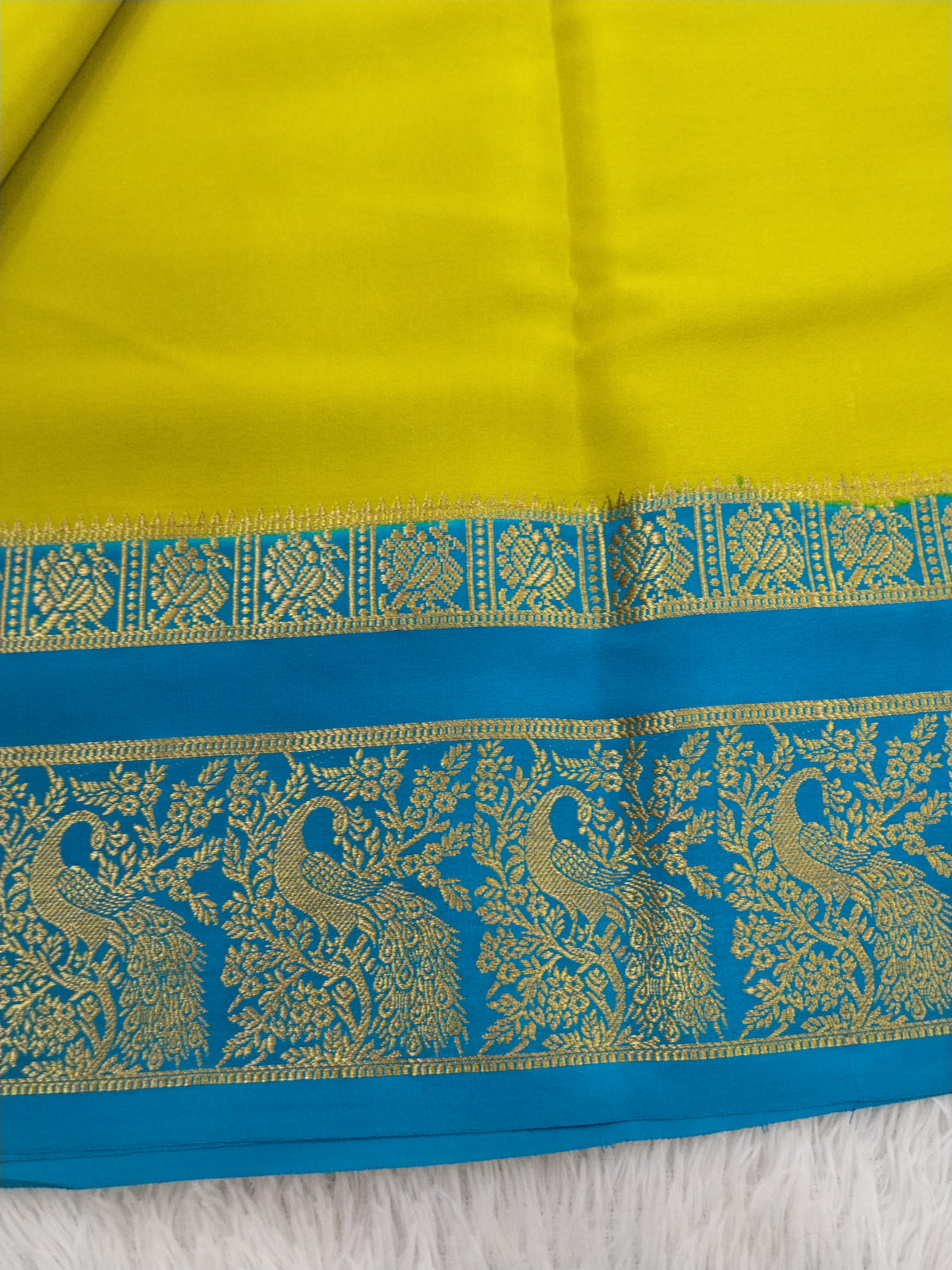 Pure crepe Mysore Silk 1112901 ( 120 Gsm )