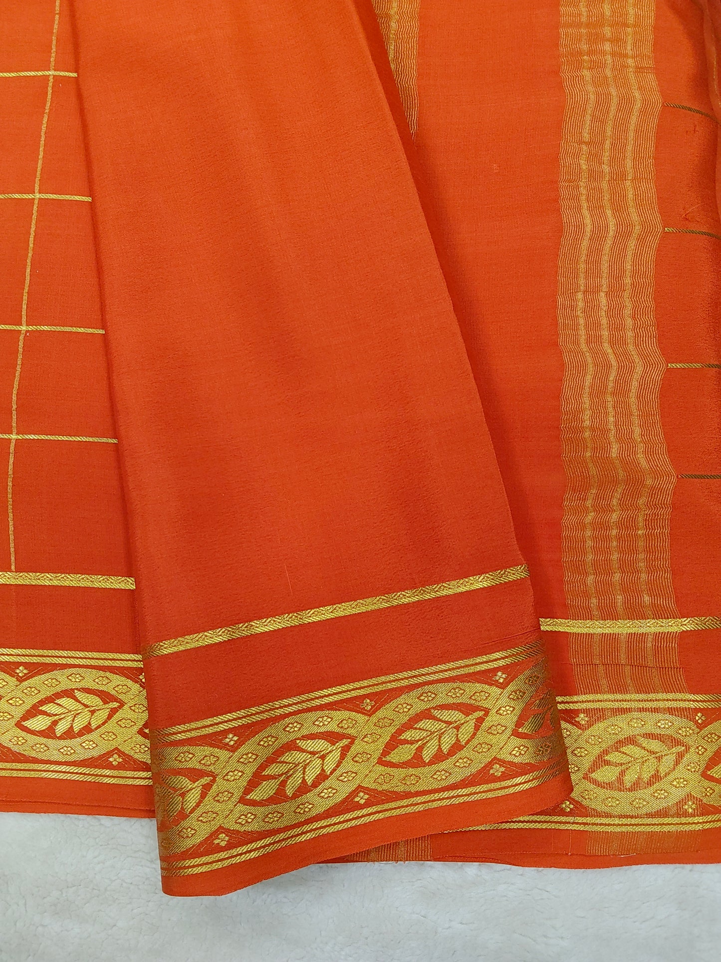 Pure crepe mysore silk saree-120 GSM(1103305)