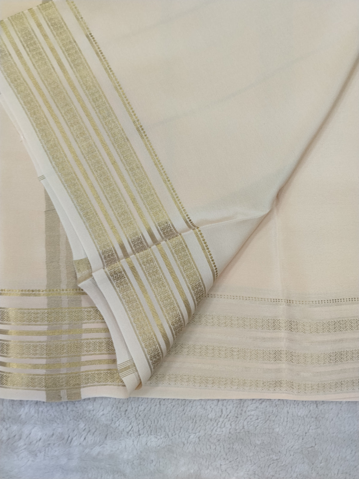Pure mysore silk saree-(1460325)