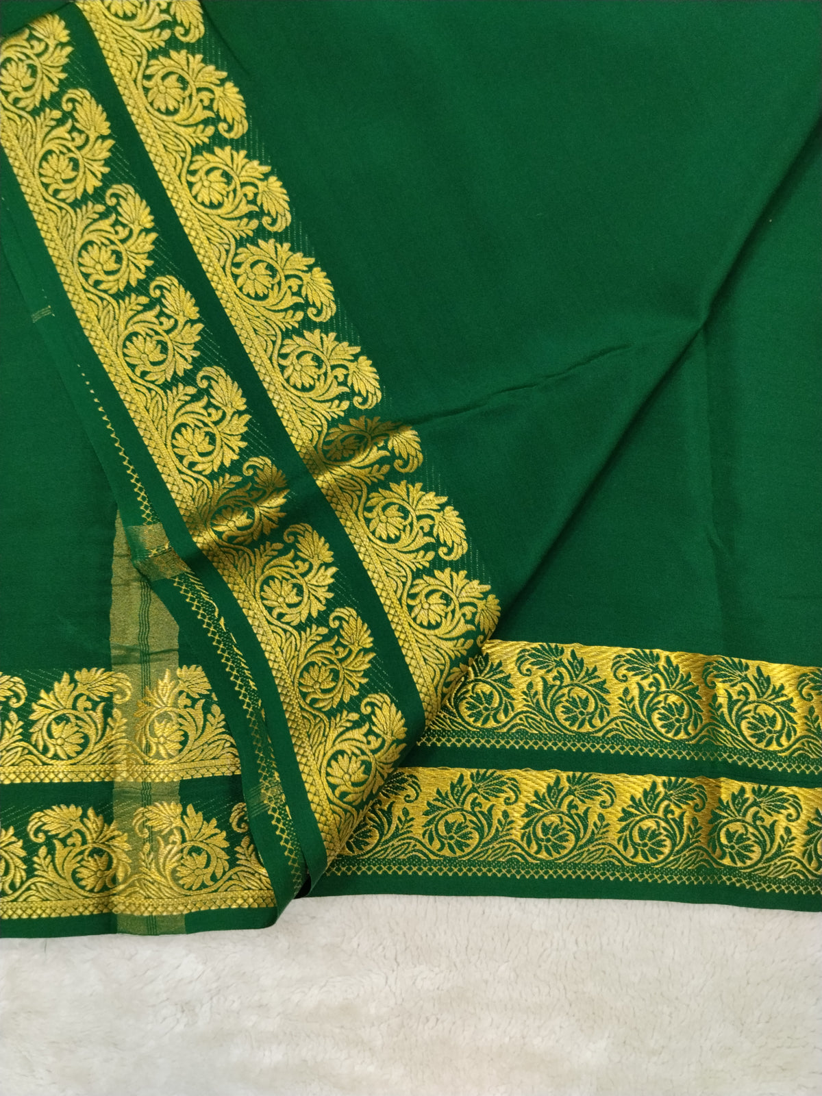 Pure mysore silk saree-(1459016)