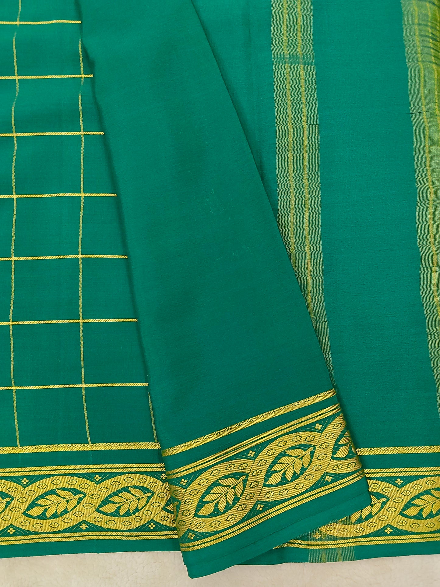 Pure crepe mysore silk saree-120 GSM(1103305)