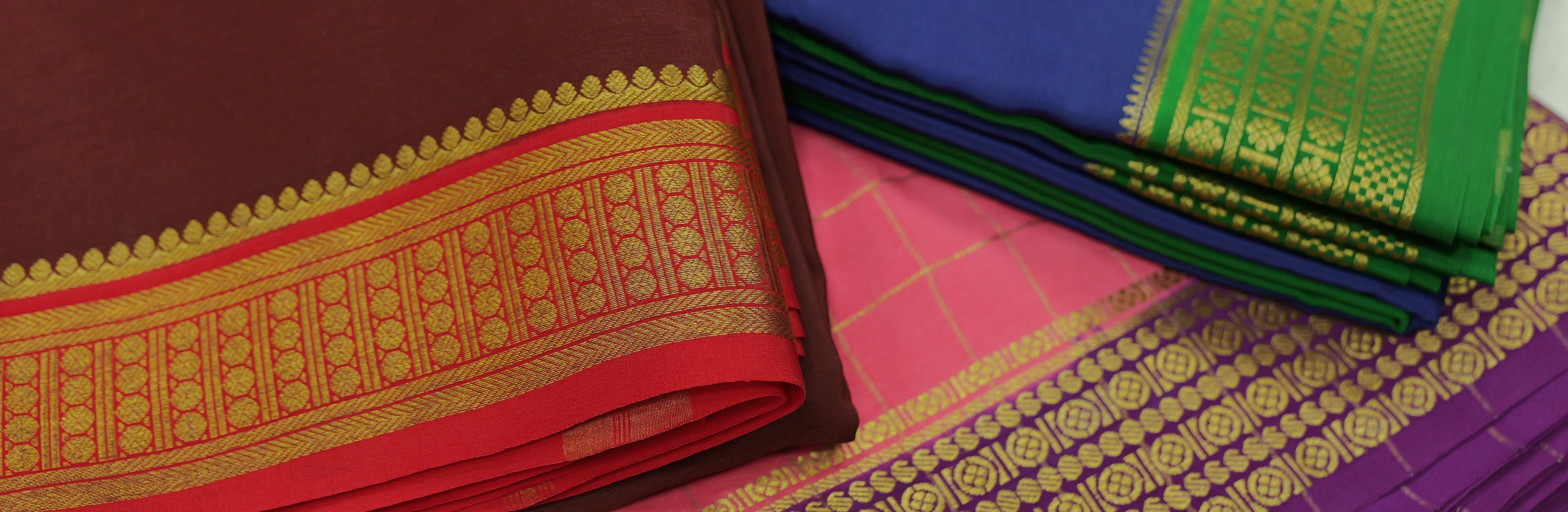 Mysore Silk Sarees in Bangalore with Rudraksh Motif