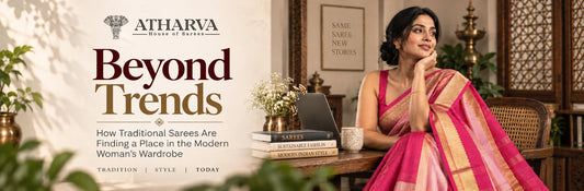 Beyond Trends: How Traditional Sarees Are Finding a Place in the Modern Woman’s Wardrobe.