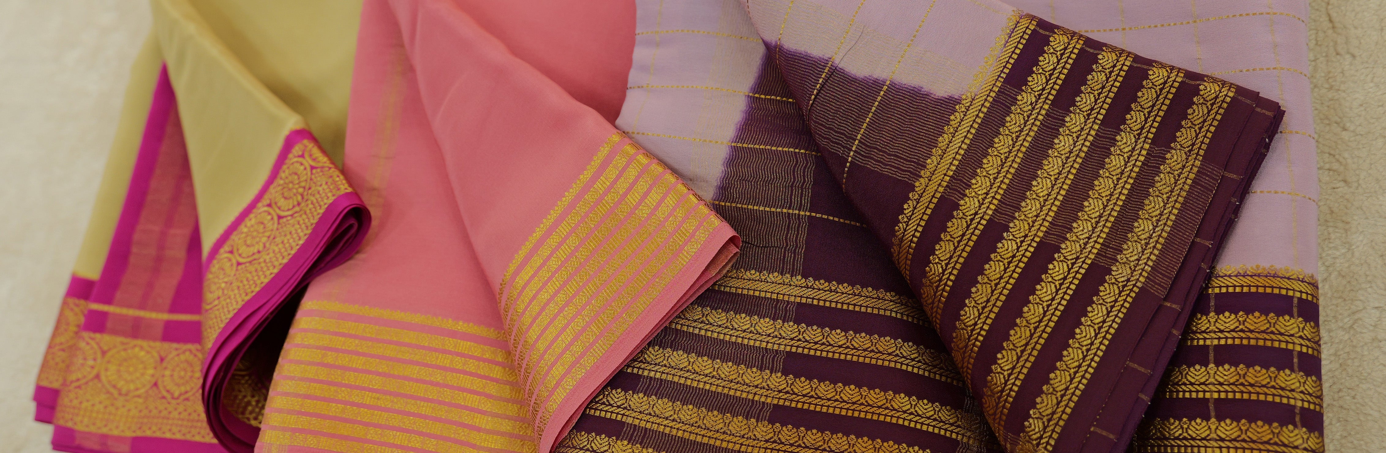 Pastels & Power Drapes The Rise of Everyday Luxury in Mysore Silk 