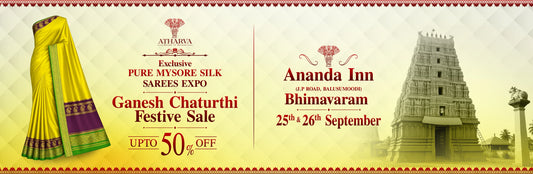 Atharva’s Pure Mysore Silk Sarees Exhibition Comes to Bhimavaram