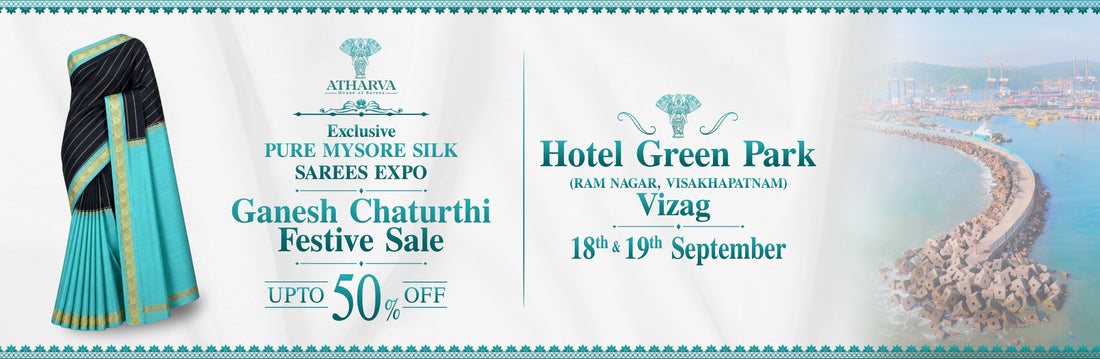 A Grand Showcase of Pure Mysore Silk Sarees Awaits Vizag