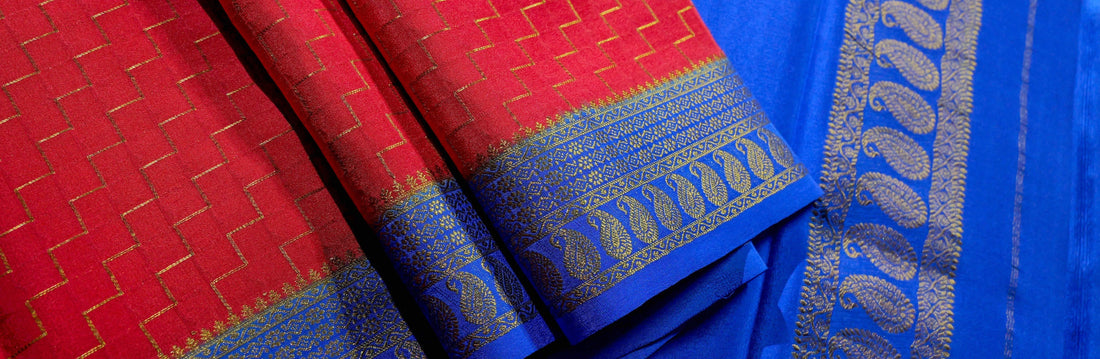Pure Gold Zari Mysore Silk Sarees