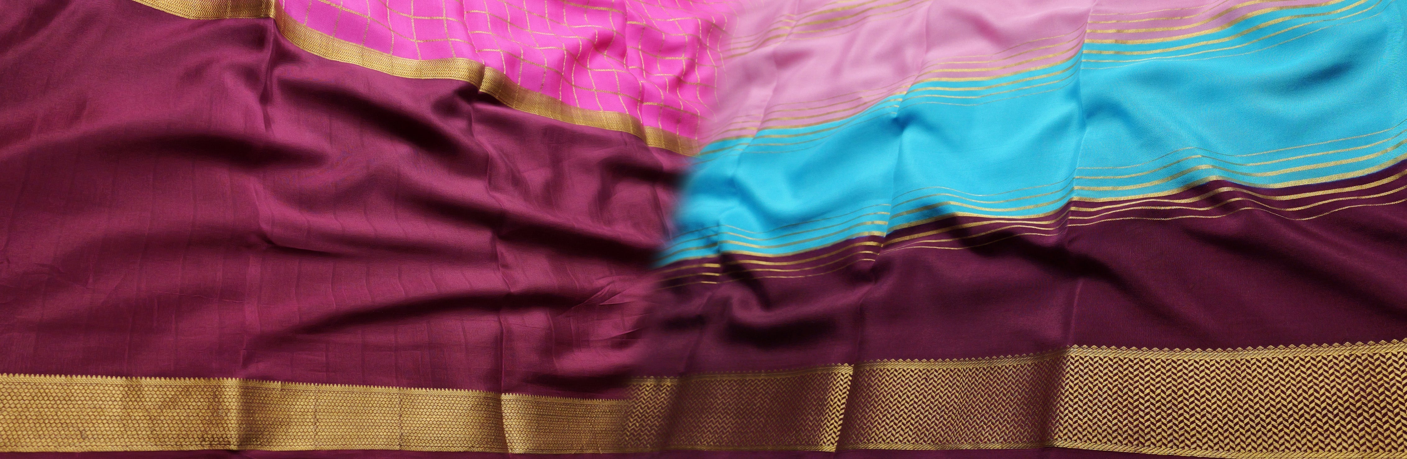 2D vs 3D Mysore Silk Sarees