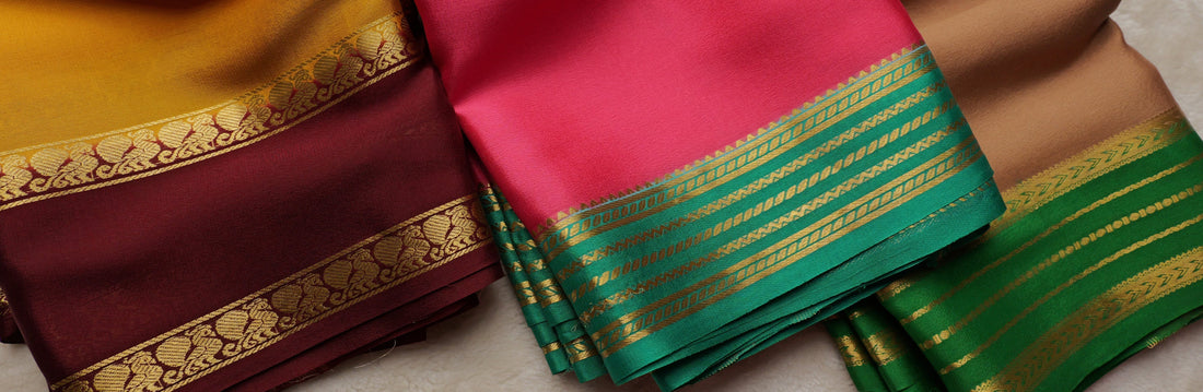 Mysore Crepe Silk Sarees