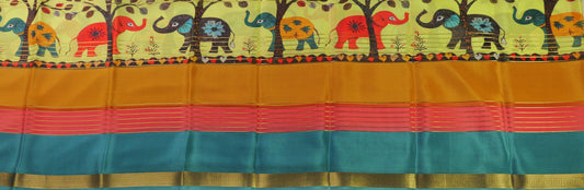 Printed Mysore Crepe Silk Sarees