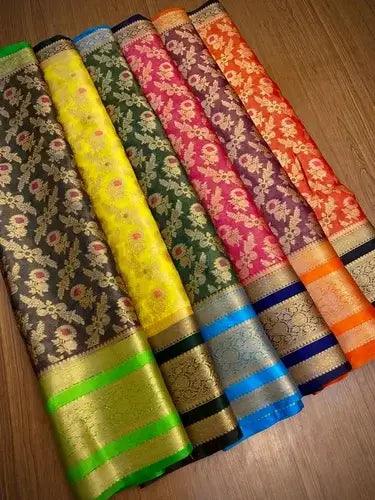 Woven Elegance: Decoding the Enchanting Weaving Patterns of Banarasi Sarees - ATHARVA