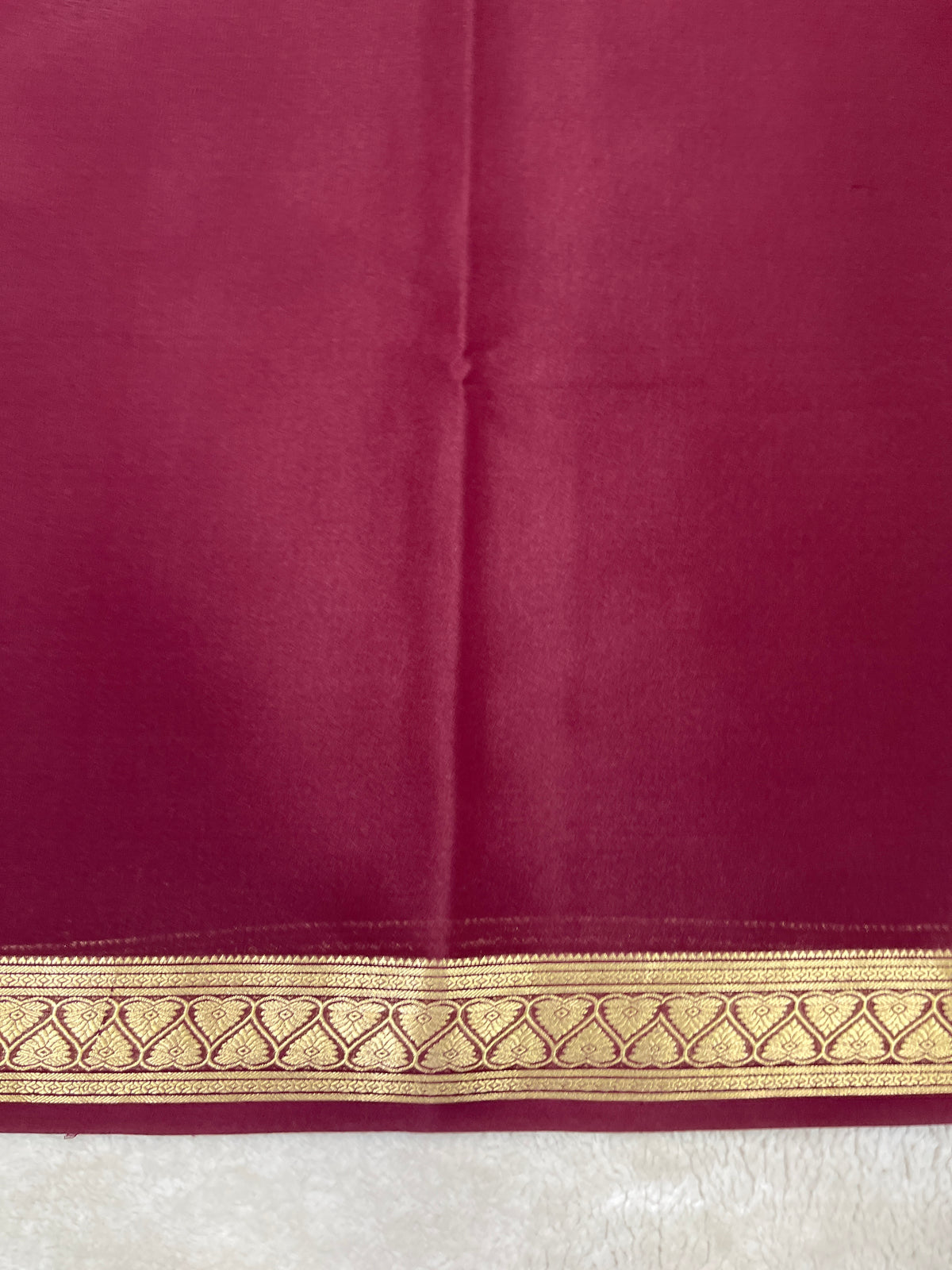 Pure crepe Mysore silk saree 13106331 (70gsm)