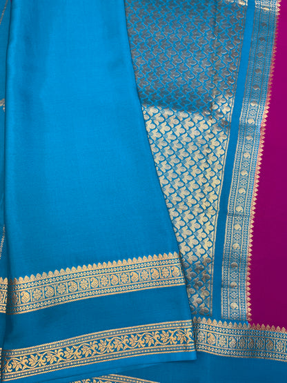 Pure Mysore crepe - partly Pallu ( 16274304)
