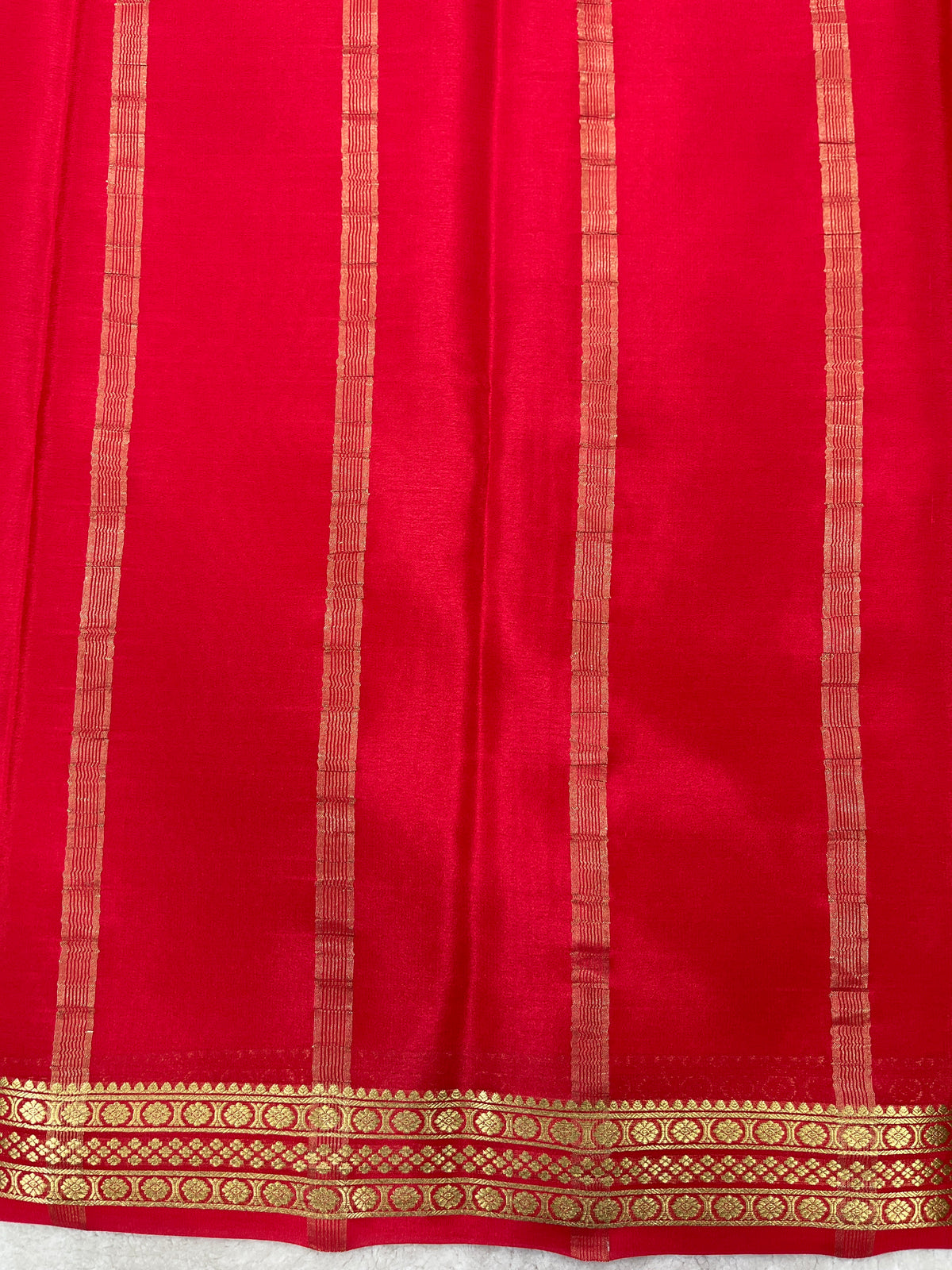 Pure crepe Mysore silk saree 13106331 (70gsm)