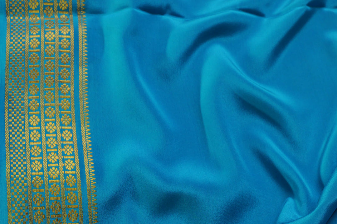 PLUM PURE MYSORE SILK SAREE | SILK MARK CERTIFIED