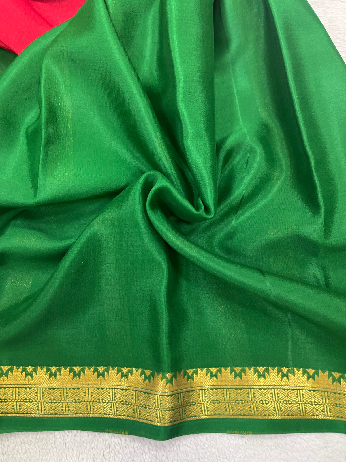 Pure crepe Mysore silk-Piping Contrast(1103601)