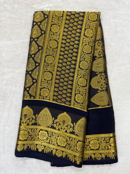 Pure Mysore silk saree 1463631 ( 150 GSM )