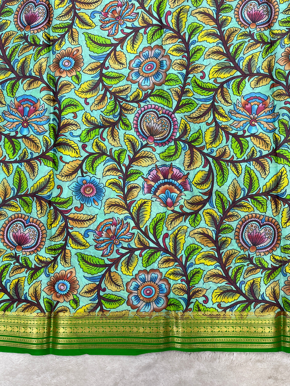 Pure crepe Mysore silk saree 26386623 (70gsm)